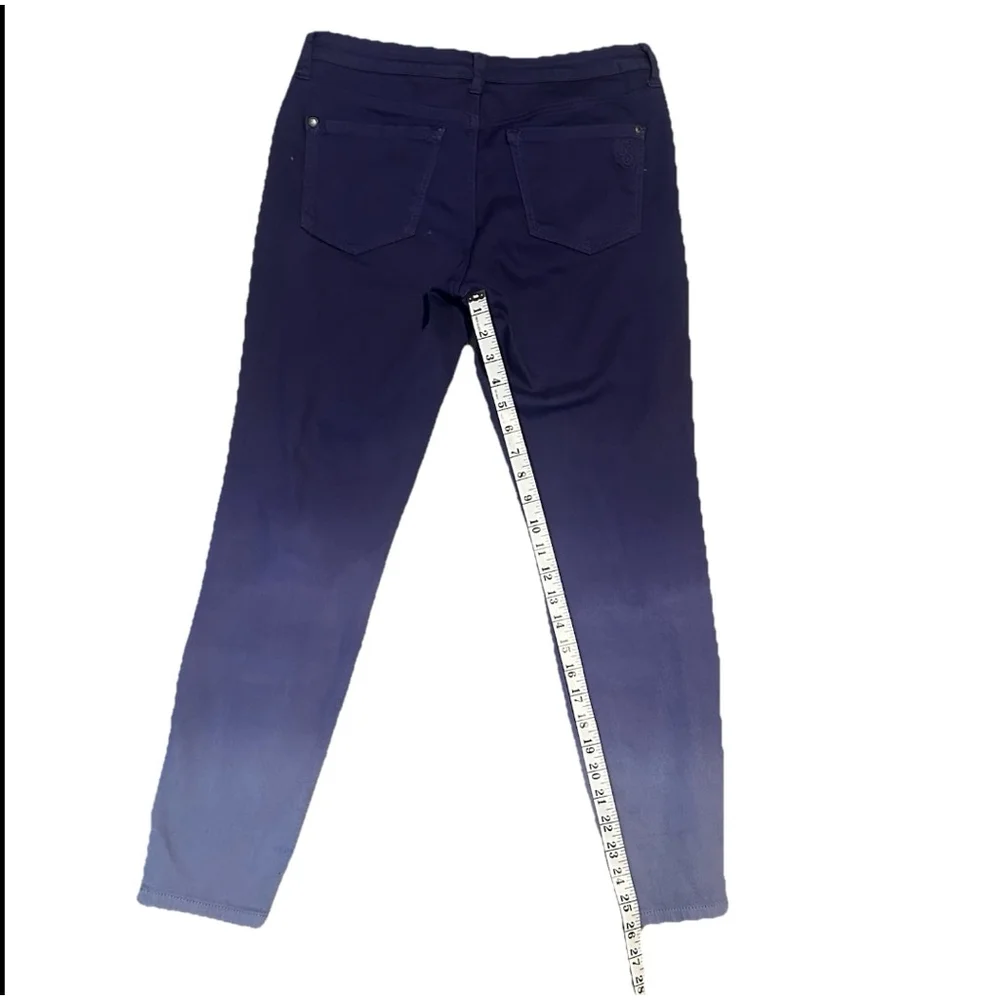 Women’s Jessica Simpson Purple Kiss Me Zipper Ankle Pants Size 30 - Picture 6 of 8